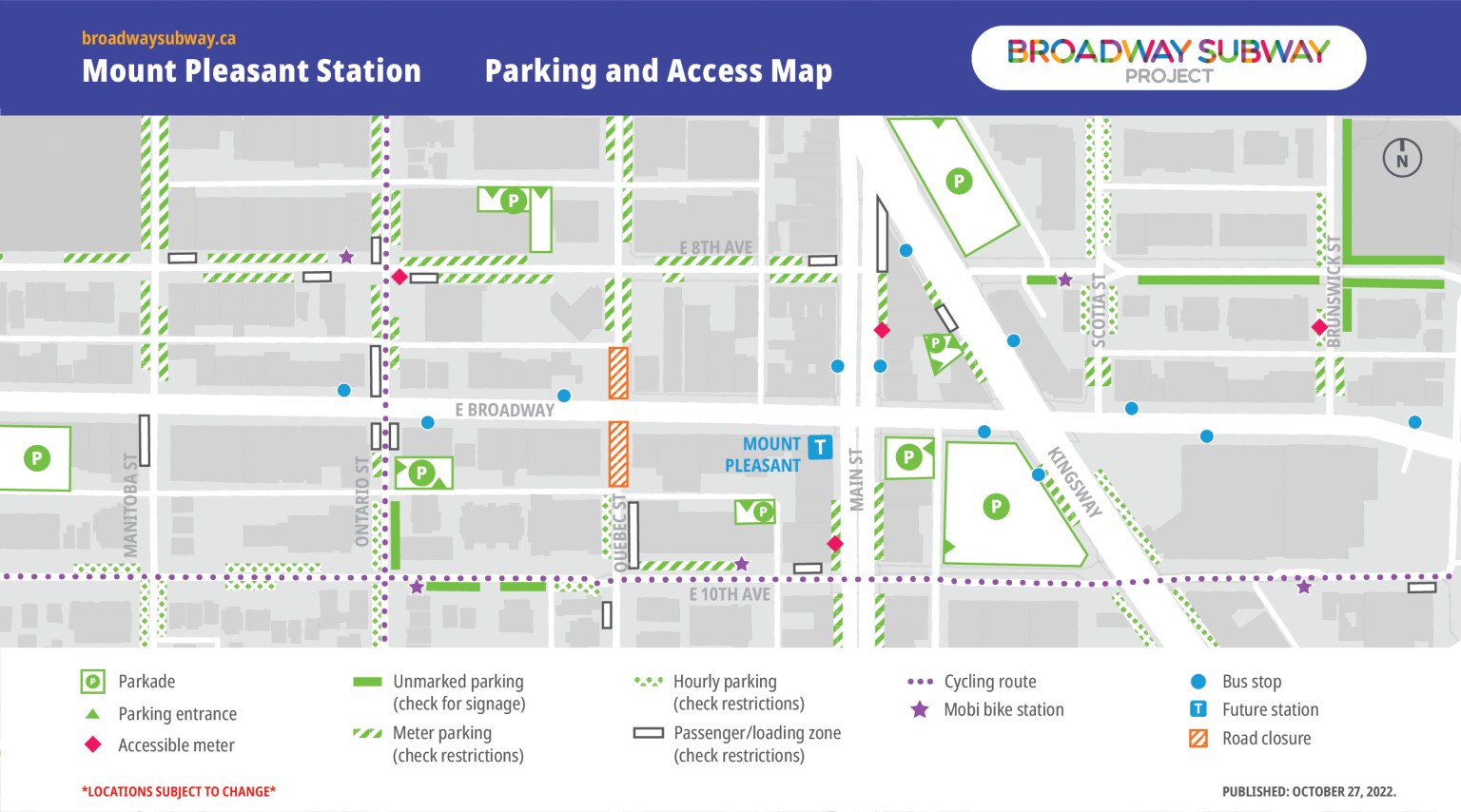 Maps Broadway Subway Project