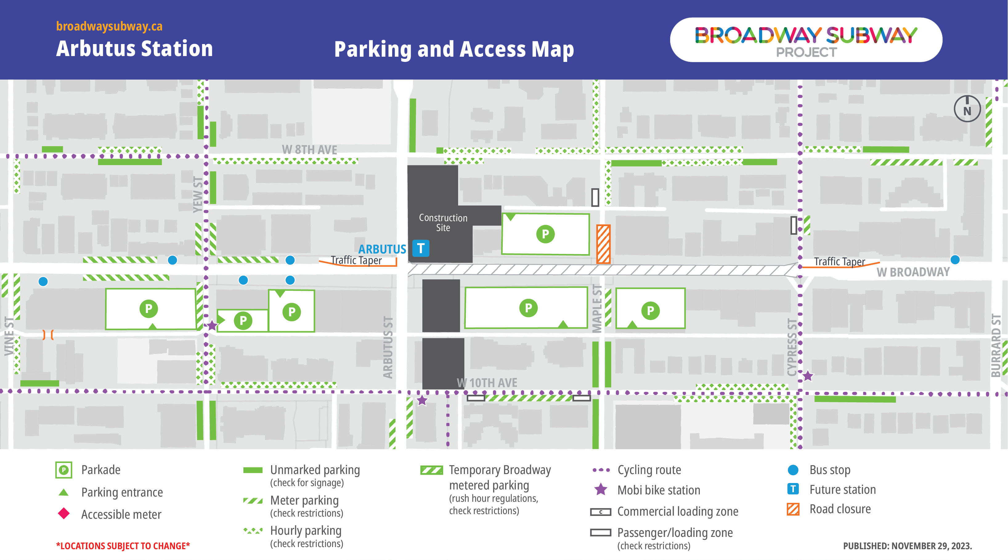 Maps - Broadway Subway Project